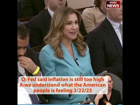 Q: Fed said inflation is still too high A: we understand what the American people is feeling