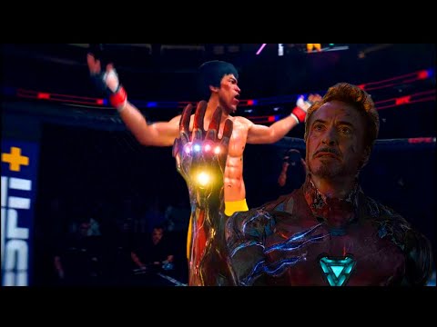Bruce Lee vs Iron Man (Marvel Tony Stark) Sports UFC 4UFC M-1 Zaruba
