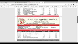 FREE MASTERS APPLICATION STANDARD TRANSCRIPT