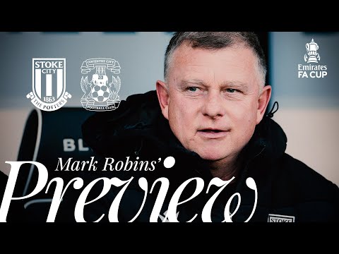 Competing in the premier cup competition in the world 🏆 Mark Robins ahead of Coventry City clash 🗣️