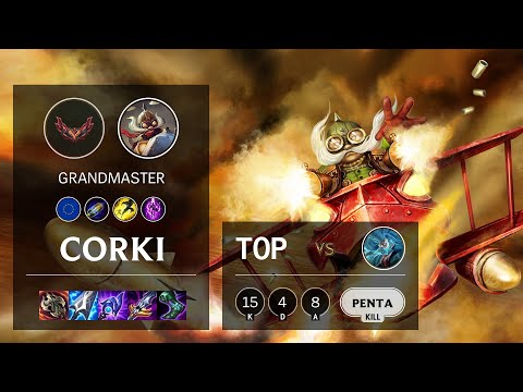Corki Top vs Zilean - EUW Grandmaster Patch 12.3