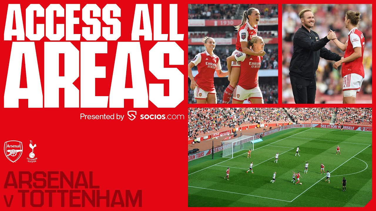 ACCESS ALL AREAS | Arsenal 4-0 Tottenham Hotspur | All the goals, celebs, fans and more!
