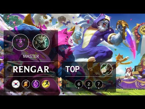 Rengar Top vs Riven - KR Master Patch 9.15