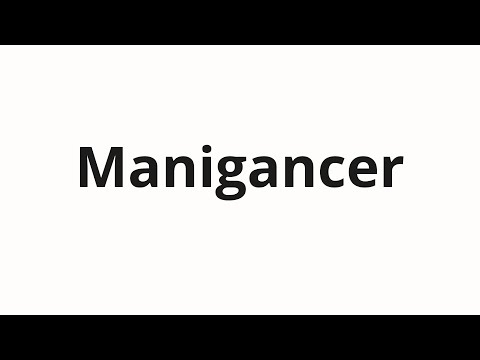 How to pronounce Manigancer