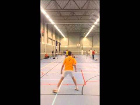 Badminton Trickshot Ruben Wijnands  Junior Master BCRS 2013