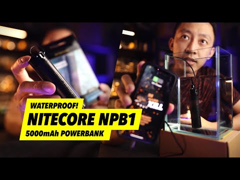 Nitecore NPB1 (5000mAh) - The First Truly IP68 Waterproof USB Power Bank