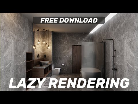 SketchUp to Blender | Lazy Rendering | Architectural Visualization | Free Download