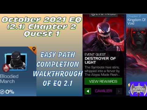 October 2021 EQ 2.1! Chapter 2, Quest 1 Cavalier difficulty easy path completion walkthrough!