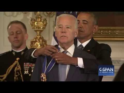 VP Joe Biden receives Presidential Medal of Freedom from President Obama (C-SPAN) Video