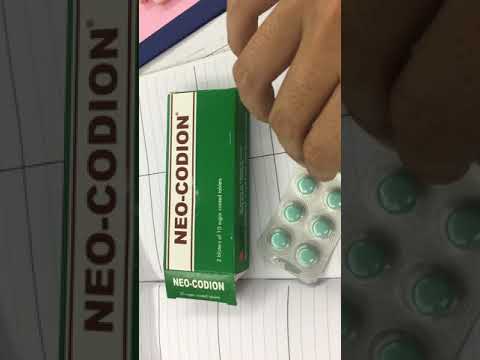Thuốc Neo – Codion® thường được dùng để điều trị triệu chứng ho ! Neo codion France