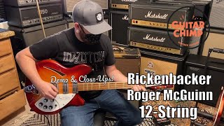 Video thumbnail for 1989 Rickenbacker 370:12RM Roger McGuinn Signature 12 String Fireglo by Guitar Chimp