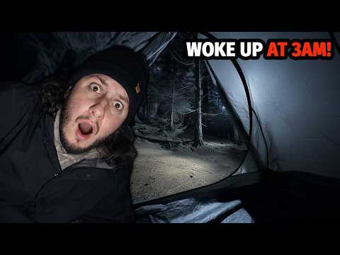 SURVIVING 24 Hours Alone Camping in Wendigo Woods (SCARIEST NIGHT)