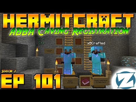 Minecraft Hermitcraft Vanilla - S3E101 - ABBA Caving Registration w xBCrafted