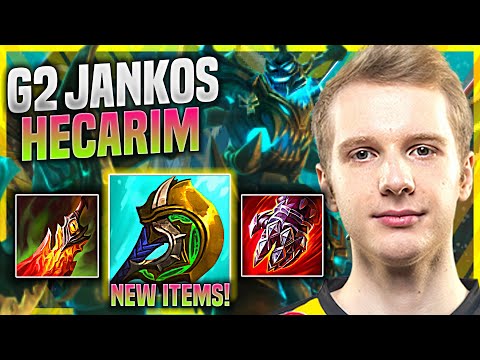 JANKOS PICKS HECARIM WITH NEW ITEM DIVINE SUNDERER! - G2 Jankos Plays Hecarim JUNGLE vs Lillia! |