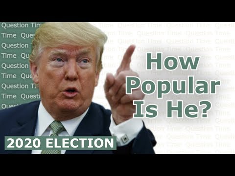 2020 ELECTION - Donald Trump Approval Rating vs Past Presidents Video