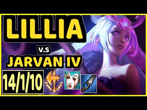 DREAD (LILLIA) vs JARVAN IV - 14/1/10 KDA JUNGLE CHALLENGER GAMEPLAY - KR