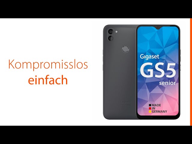 Vidéo teaser pour Auch im Alter smart Verbunden: Gigaset GS5 senior Produkt-Trailer