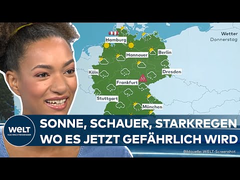 HERBST-CHAOS: Zwischen goldener Sonne und Starkregen! Achtung vor Aquaplaning und Überschwemmungen!