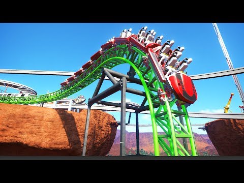 The Mega Spiral Drop?! - Planet Coaster Area43 Video