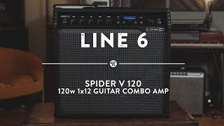 Video thumbnail for Line 6 Spider V 120 1x12 Guitar Combo Amp | Reverb Demo Video by Reverb