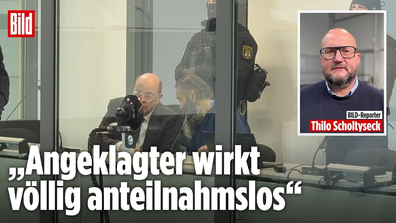 6. Prozesstag in Magdeburg: Bilder vom Weihnachtsmarkt-Attentat sorgen für Entsetzen im Saal