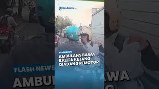 Download lagu Detik-detik Ambulans Bawa Balita Kejang Diadang Pemotor Lawan Arah, hingga Terjadi Cekcok di Depok mp3
