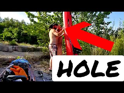 Kayaking Devil's River - Day 2 Pt. 2 (Hole in kayak, Broken Paddl