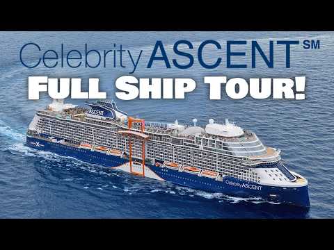 Celebrity Ascent 2023 Full Cruise Ship Tour!