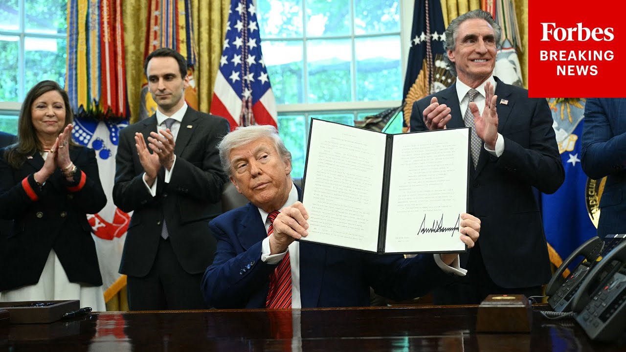 WATCH: Trump Signs Multiple Executive Orders To Increase Nuclear Energy Production