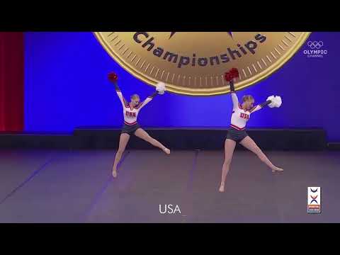 2023 ICU Worlds 2023 Pom Doubles - Team USA