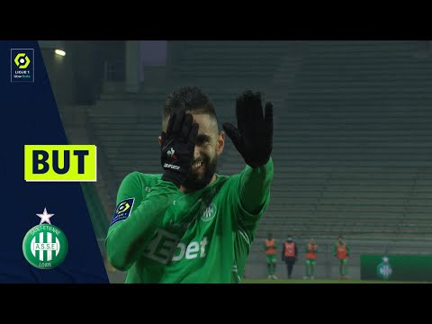 But Ryad BOUDEBOUZ (38' - ASSE) AS SAINT-ÉTIENNE - RC LENS (1-2) 21/22