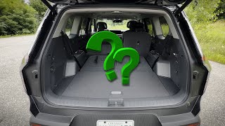 Kia EV9 Trunk Space and Folding Down the 2nd and 3rd Row Seats