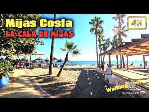 Mijas Costa 🇪🇸 La Cala de Mijas | 4K Walking Tour | Malaga 2025