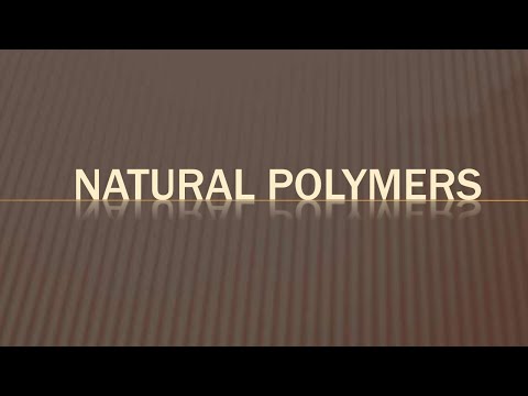 Classification of Natural Polymers (EPPI)-Part-01(CH-02)