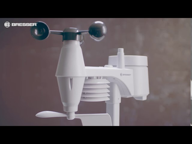 Wetterstation WiFi 5 in 1 Bresser mit Außensensor Farbe video