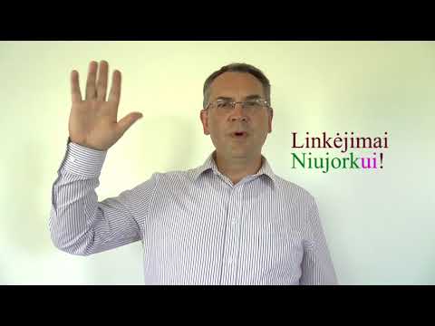 Lithuanian Lesson 67 - I live in USA (3) - Gyvenu JAV