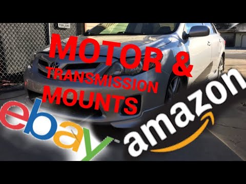 07 - 2013 Toyota Corolla eBay or Amazon motor mounts and transmission mounts
