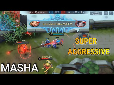 MASHA SUPER AGGRESSIVE OFFLANER | MLBB | JOHN JERSEY LOZADA
