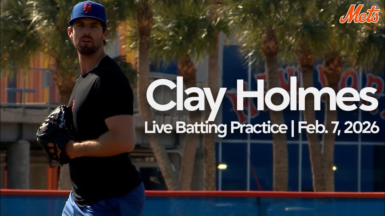 Clay Holmes Throws Live Batting Practice