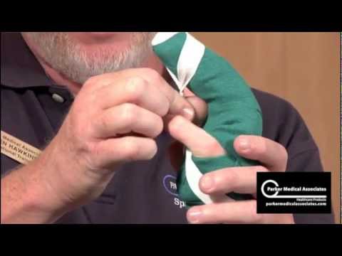 Finger splint technique