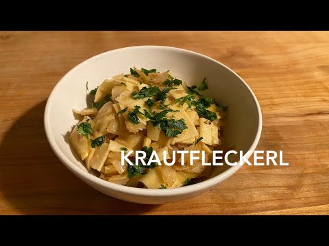 Krautfleckerl (caramelized cabbage with pasta)