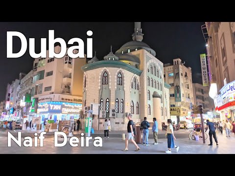 Dubai 🇦🇪 Naif Deira, Gold Souk [4K] Walking Tour