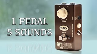 Video thumbnail for T-Rex - Fat Shuga - boost & reverb - 1 pedal, 5 sounds by Jurren Mekking