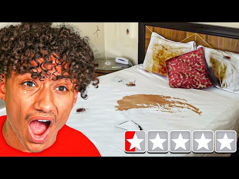 I STAYED At The WORST REVIEWED HOTEL In My City!!