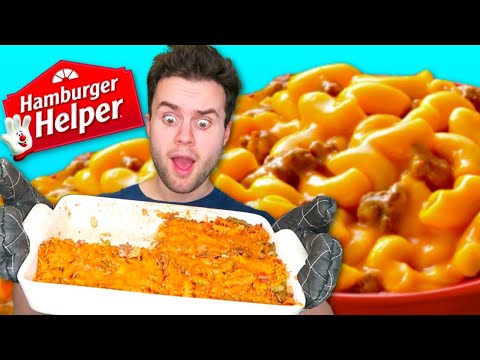 i tried GOURMET Hamburger Helper... Cheeseburger...