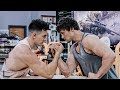 1 VS 1 | Arm Wrestling | Call Of Duty | Back Workout w/Faze Censor