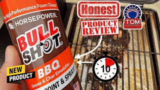 Honest Review of Bull Shot BBQ Grill Grease and Char Cleaner! / Is It Worth $30.00 Per Can?