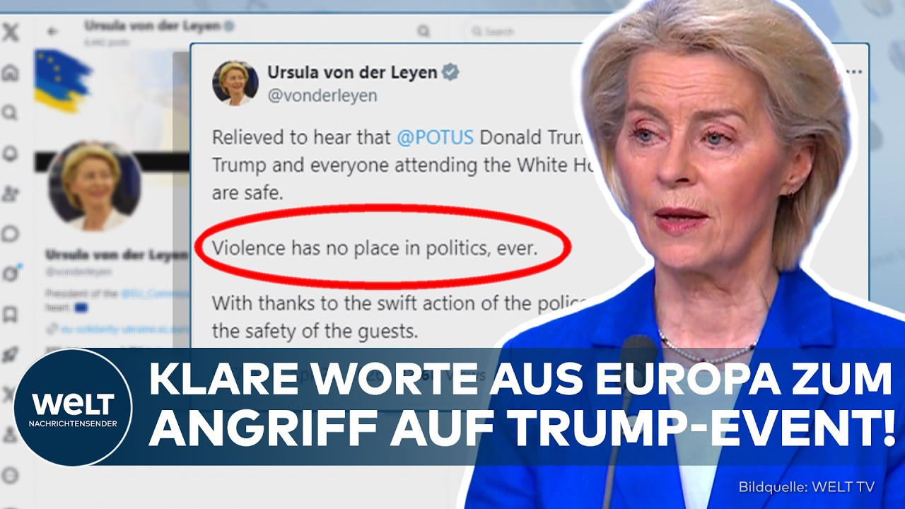 WASHINGTON: Angriff sorgt für Entsetzen! Europas Spitzenpolitiker reagieren mit scharfen Worten!