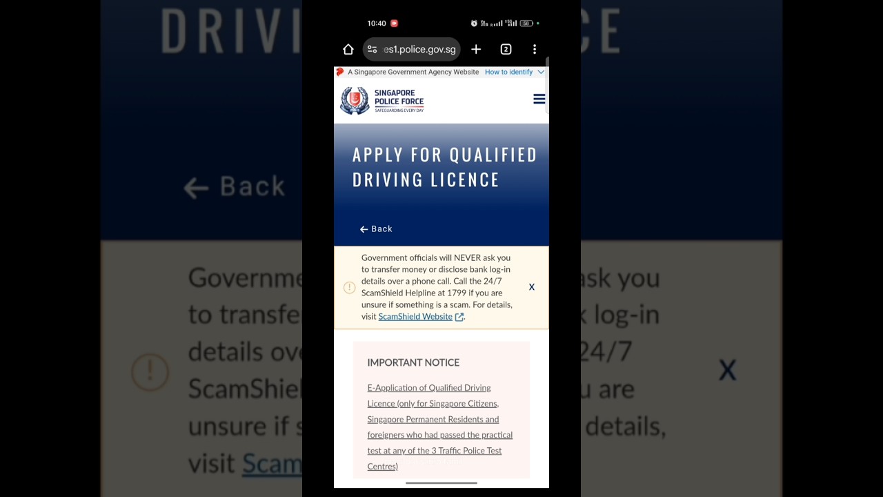 Singapore new driving licence apply in 2025 | class 3 QDL apply #trending #viral