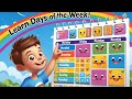 Learn Days of The Week 🗓️ | Learn With Tommy | Funny Moments with Tommy | T-Zone26
